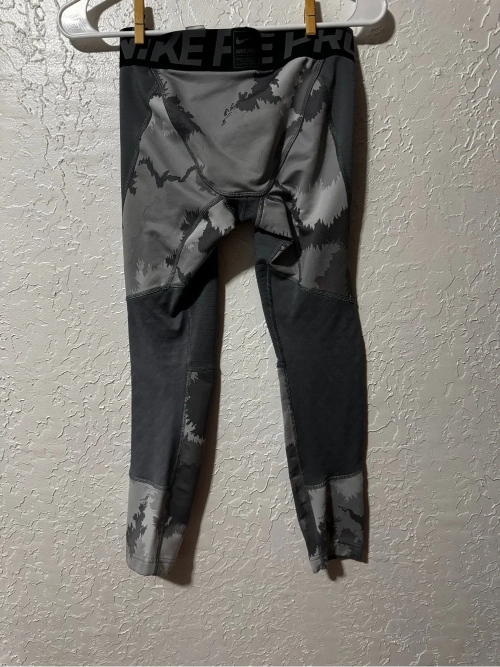 Nike Pro Kids Hyperwarm Tights Cool Grey/Black